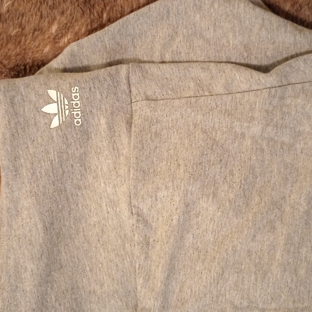 Adidas Heather Gray Leggings - Picture 3 of 3